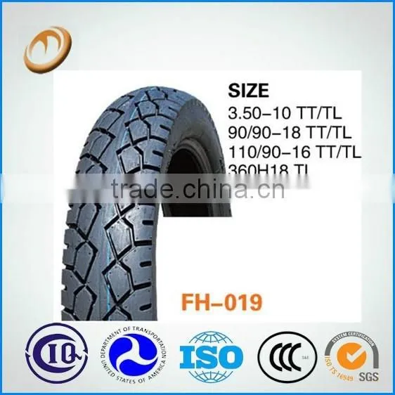 China Motorcycle Tyre Manufacturer Scooter Tire 350-10 Motorcycle Tubeless Tyre photo-5