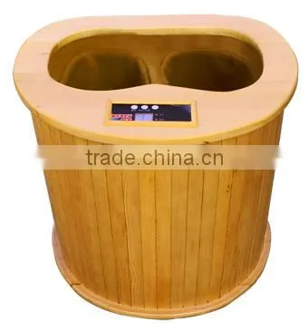 Japan Hot Sale Hemlock Far Wooden Foot Sauna With Tourmaline (CE/RoSH/ISO) photo-2