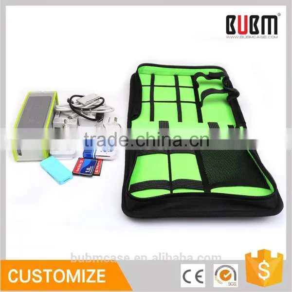 BUBM Travel Mobile Chargers Cables Battery Storage Pouch USB Flash Drives Case photo-4