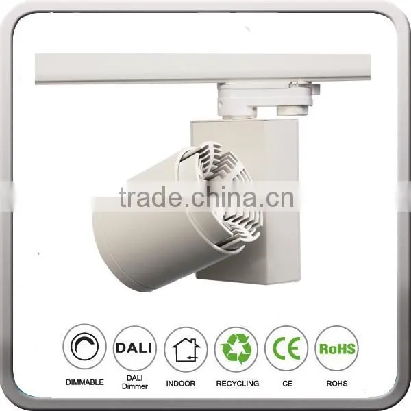 Strobeless Flick Free 30 Watts Track Rail Lights With Citizen COB LED Track Light 100Lm/W 97Ra photo-2