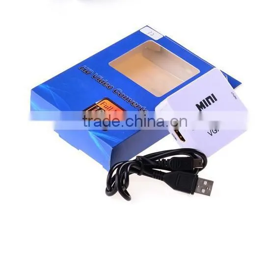 Mini VGA TO HDMI Converter , Vga2hdmi Converter Dengan With Audio 1080P 3D Projectors photo-6
