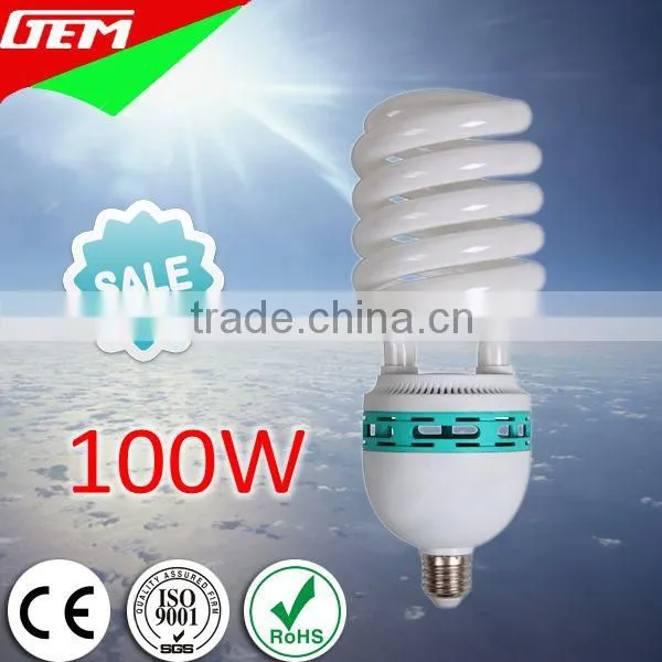 High Lumens Daylight Spiral 100W Energy Saving Lamp With E27/E40 Base photo-2