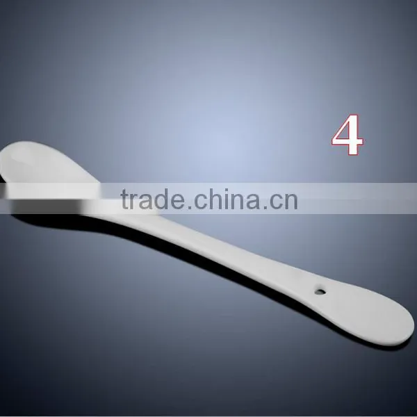 Whole Sale White Customer Design and Logo Print Ceramics Spoon photo-5