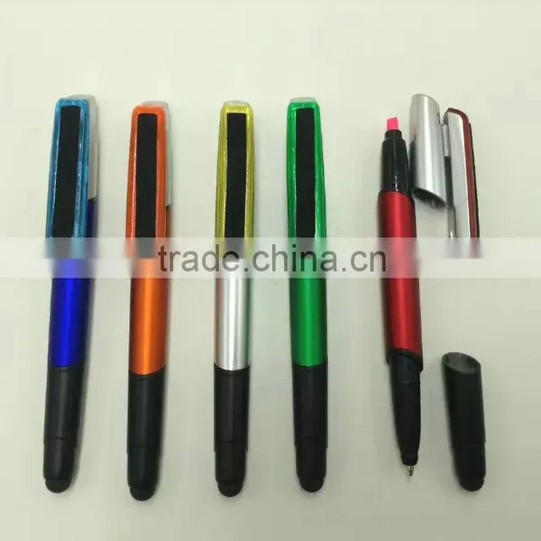 Best Wholesale Websites Mini Bullet Stylus Pen Cap With the Cleaner and the Soft Black Stylus photo-2