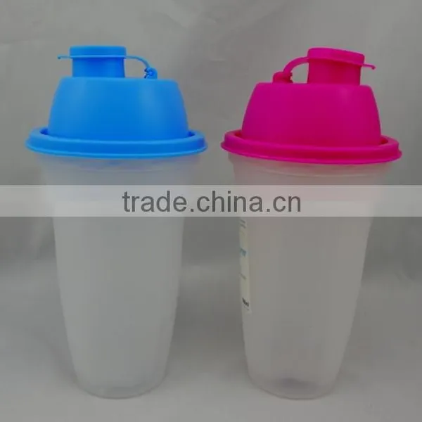 Plastic Shaker 500ml Protein Shaker Bottle TG20151