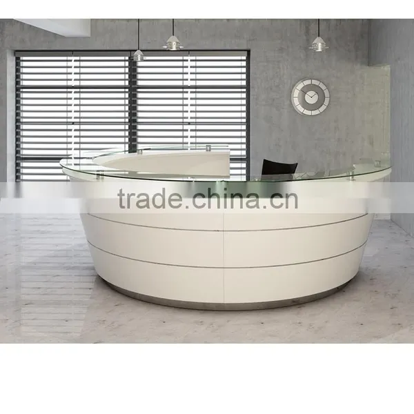 Top Design Small Half Round Reception Desk photo-3