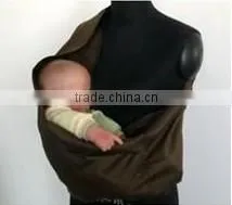 Cotton Spandex Fabric Buckle Adjustable Baby Swaddle Stretch Baby Wrap photo-3