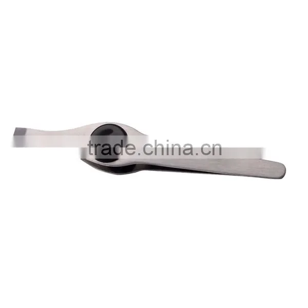2015 Pointed Slant Tip Carbon Steel Eyebrow Extension Tweezers photo-2