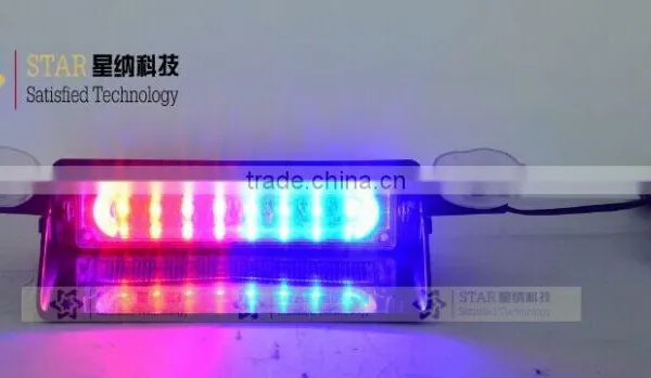Factory Price Auto Interior Warning Strobe Light Led Bule Visor Light for Car(XN-S6-3) photo-2