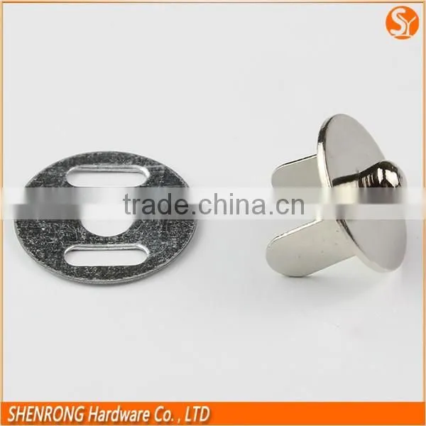 Custom Bag Lock Metal Button for Bags and Handbags Iron Material photo-6