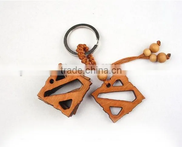 Dota 2 Blizzard Custom Keychain Key Rings Wood Carving Keychain photo-3