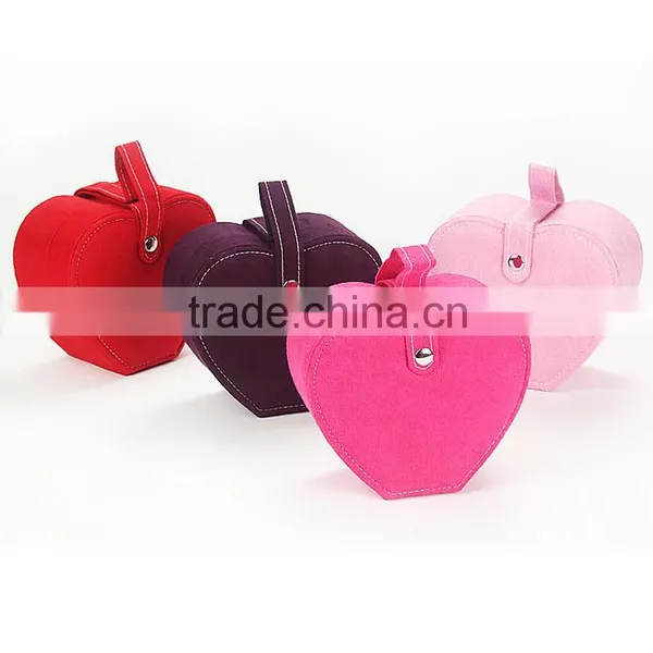 Wholesale Custom High-grade PU Leather Jewelry Box, Heart-shaped Cosmetic Box, Fashion Gift Boxes photo-5
