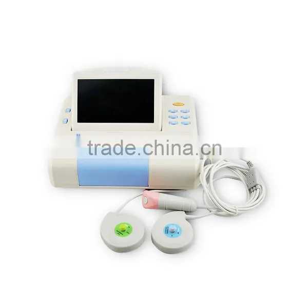 7 Inch Touch Screen Fetal Monitor TOCO FHR Transducer With PC Platform photo-3
