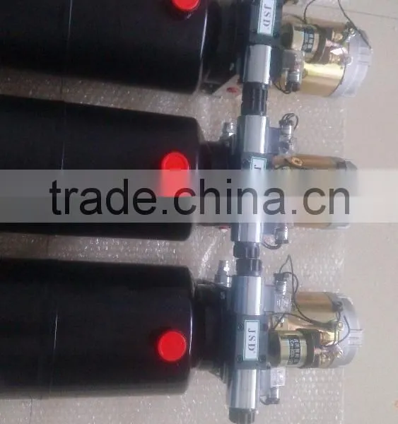 JSD 12 V Electric Motor 10 L Oil Tank Hydraulic Power Pack Unit photo-5