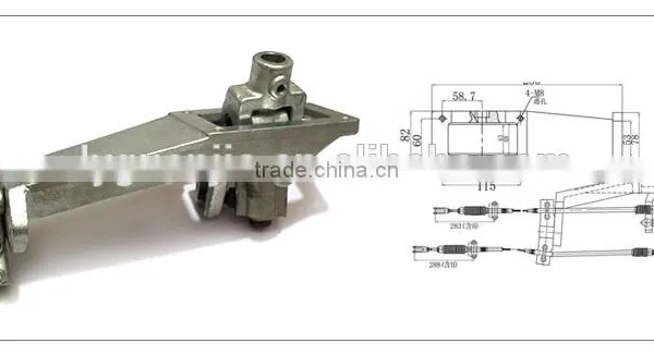 GJ1128 High Quality Heavy Truck Bus Parts Gear Shift Control Lever photo-6