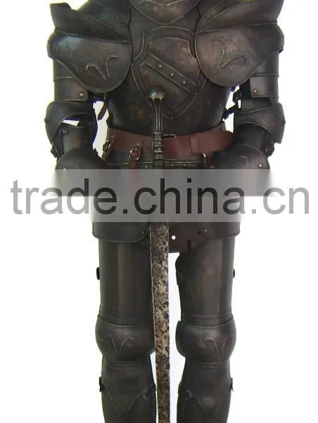 Medieval Full Body Armor Suit With Sword - 20238 photo-3