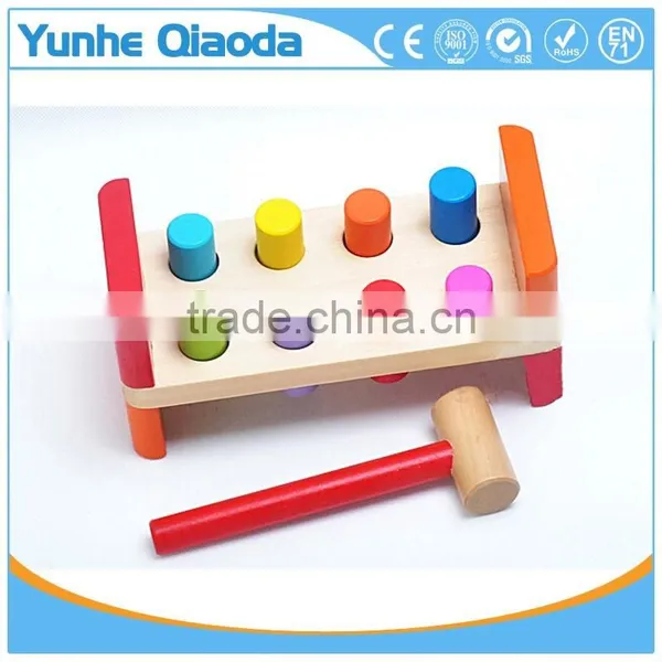 Factory OEM Custom Kids Knocking Game USA Educational Wooden Toy photo-3