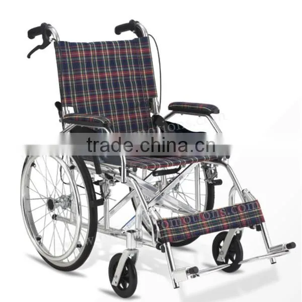 High Quality Manual Travel Folding Aluminum Lightweight Wheelchair