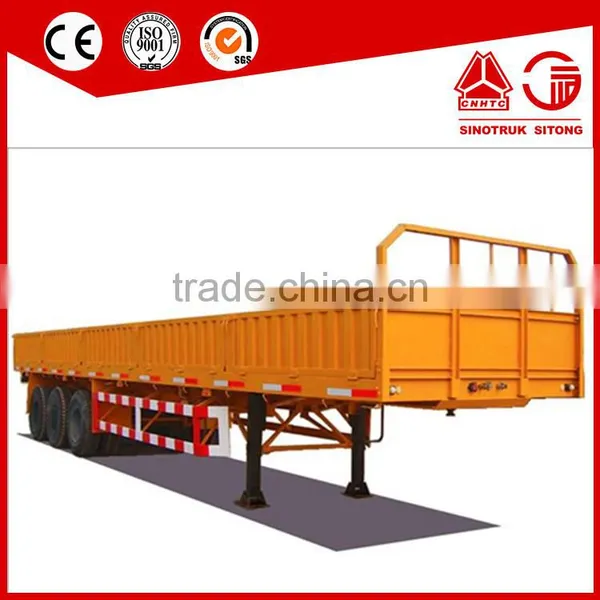 13m 3 Axle 60ton Cargo Side Wall Semi Trailer photo-5