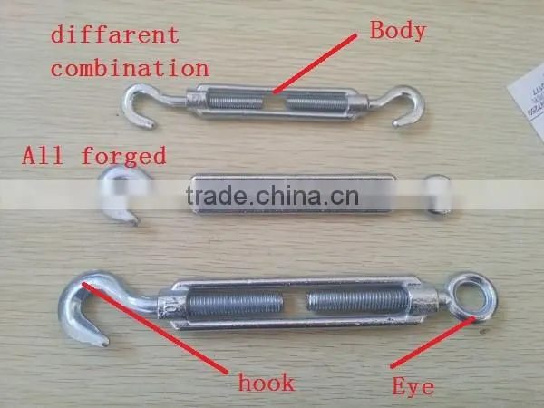 High Quality Galvanized DIN1480 Turnbuckle photo-2