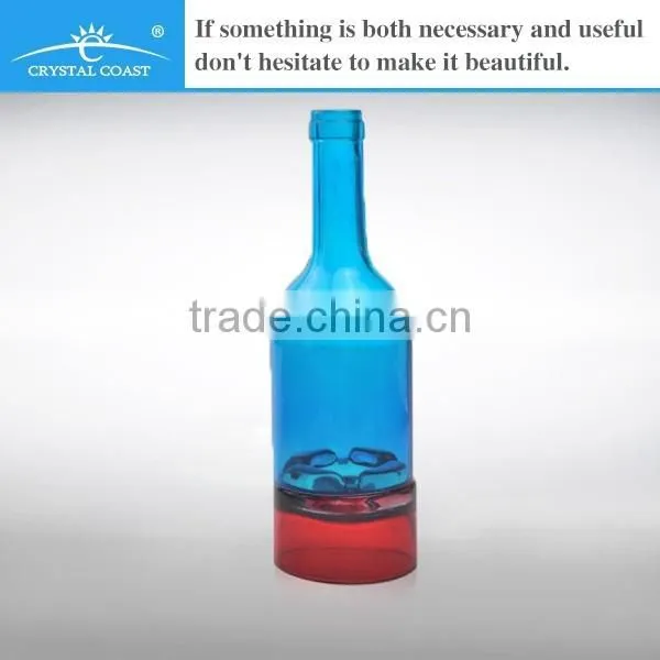 Wine Bottle Tea Light Candle Holder; Decorative Candle Holder photo-2