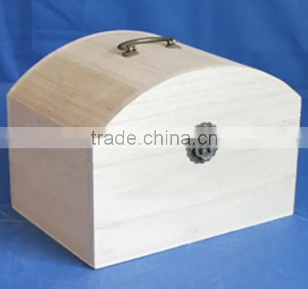 Handmade Feature Lightweight Wood Box With Handle Wooden Christmas Gift Box Wholesale photo-2