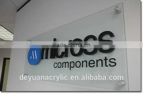 High Quality Elegant and Customized Hanging Indoor Acrylic Directional Signage photo-2