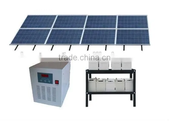 5000W Complete With Battery and Brackets Solar House Numbering photo-3