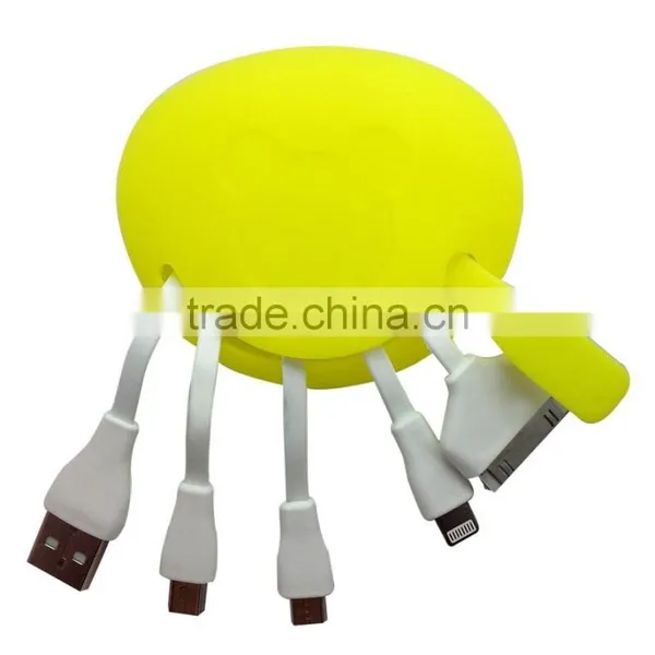 Custom Printed 4 in 1 Multiple Use USB Charging Cable for Data/syn Compatible With Ipad/iphone 4/6/5s/Samsung/Mp4 photo-5