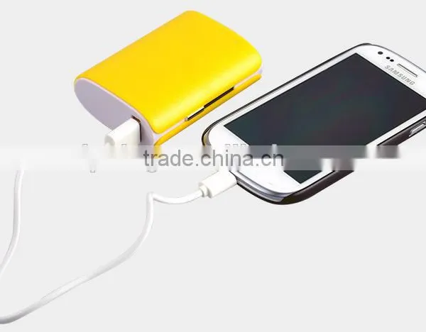 High Quality Dual Usb Powerbank Portable Mobile Power With Led Light photo-2