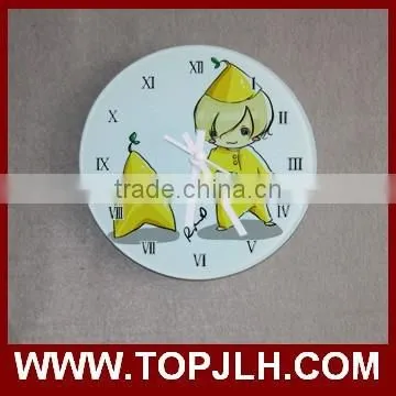 Promotional Round Shape Blank Coated Wall Clock for Logo Printing photo-5