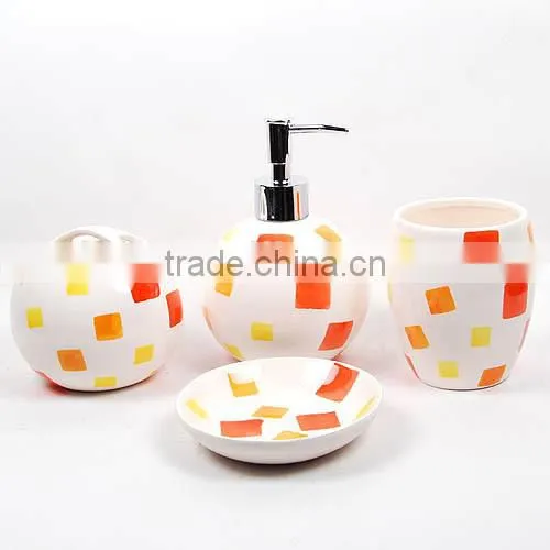 Ceramic Bathroom Set Round Shape Wholesale photo-4