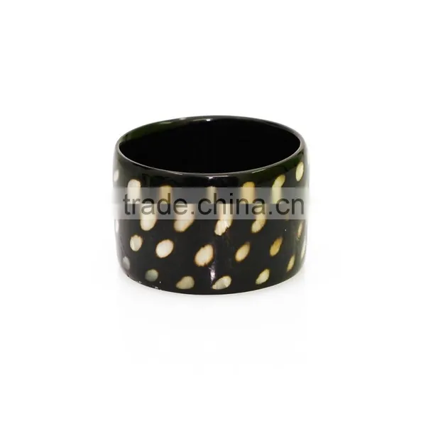 Buffalo Horn Bracelet, Lacquered Fisnishing photo-5