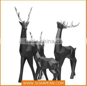 Customized White Paper Wooden Carving Deer photo-3