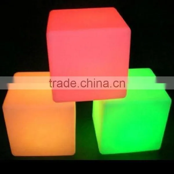 Newly Energy Saving Solar-powered Growing Lighting 3D LED Cube With 16 Colors Change photo-5
