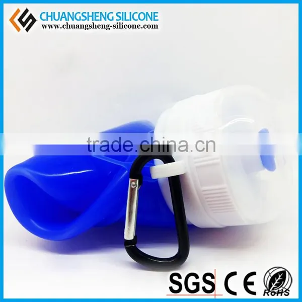 High-tempreture Bare Silicone Foldable New Water Bottles, Sports Water Container photo-3