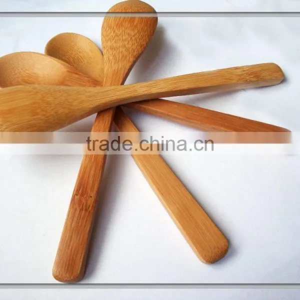 Bamboo Rice Spoon for Children, Wooden Tea Coffee or Juice Disposable Mixing Spoon photo-6