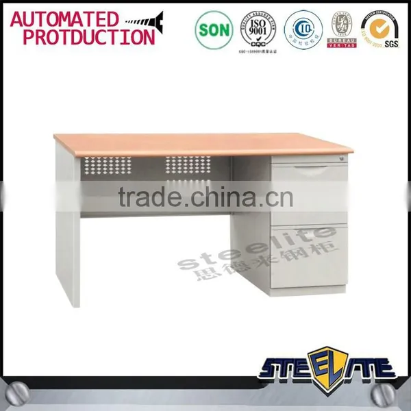 Modern White High Gloss Computer Desk on Sale photo-5