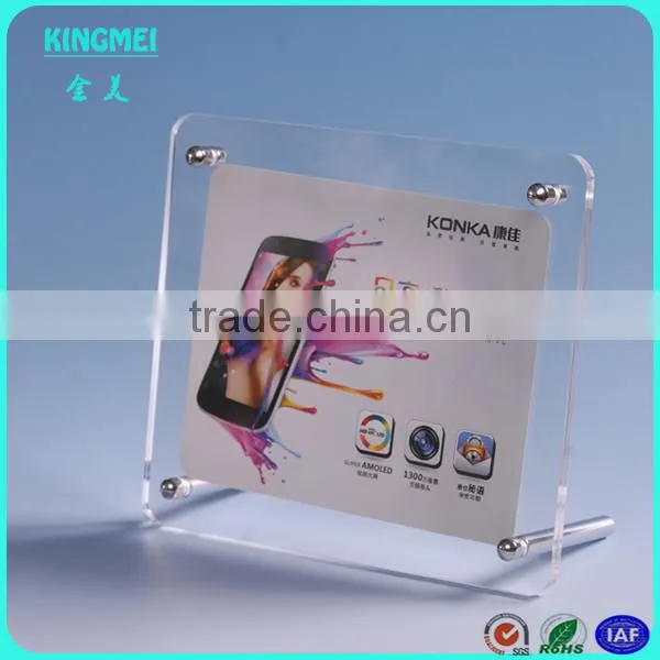 Love Heart-shaped Clear Acrylic Photo Frame,mini Acrylic Photo Picture Frame ,acrylic Frame photo-3