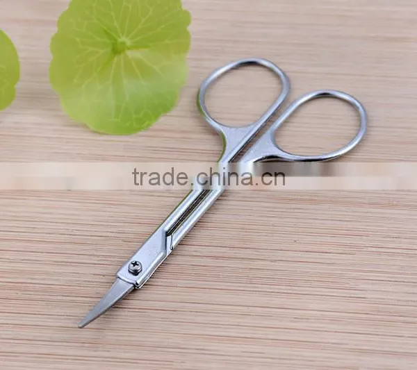 Hot Stainless Steel Makeup Scissors Eyebrow Scissors photo-6