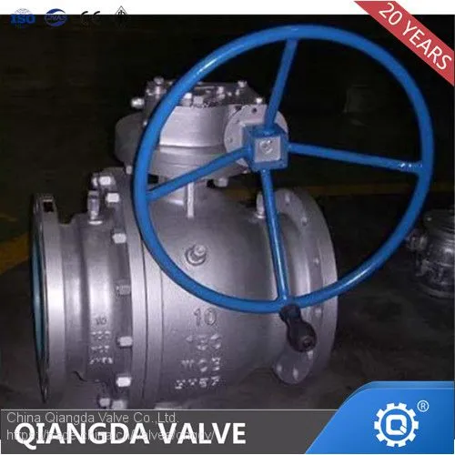 Carbon Steel 2pc Flange Trunnion Mounted Ball Valve photo-2