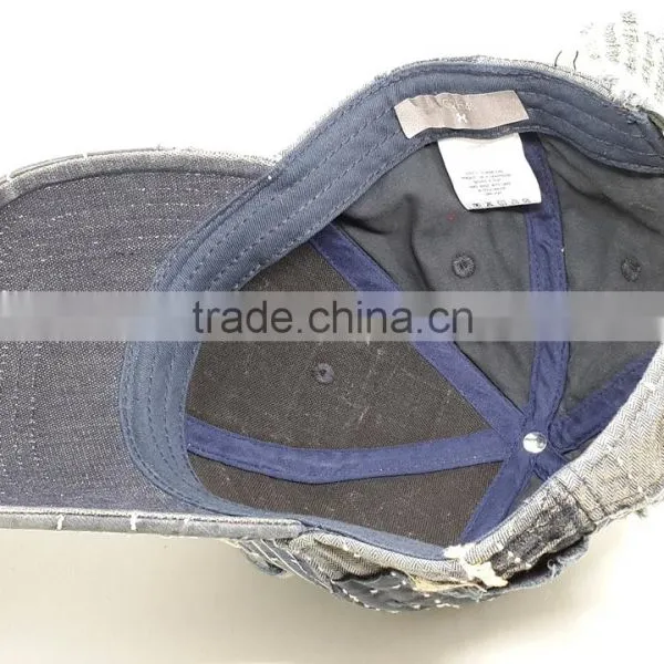 2017 100% Cotton Washed Distressed Baseball Hats photo-4