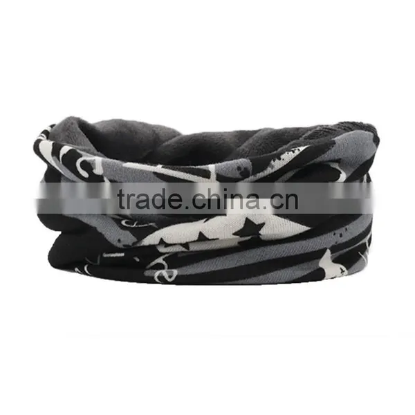 Printed Plush Winter Skull Beanie Hat For Man photo-3