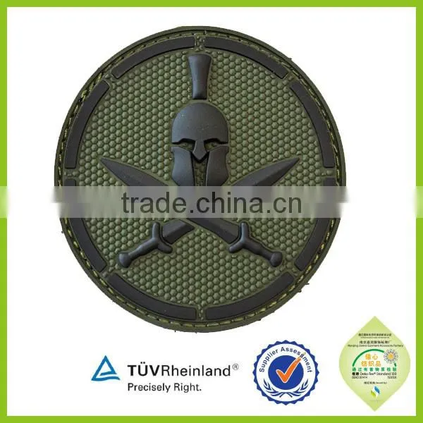 Customized 3d Logo Soft Pvc Silicone Patch Morale photo-3