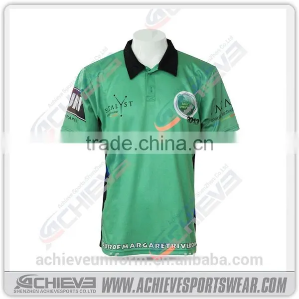 2017 Cheap Wholesale no Logo Soccer Jersey With Collar photo-2