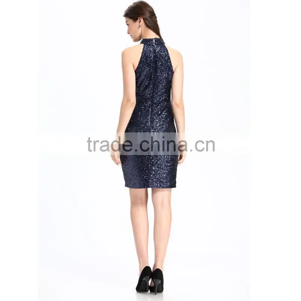 Domin Fashion Latest Sequin Woman Whole Short Dress photo-6