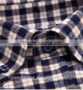 Men's Check Cotton Shirt Slim Fit Shirt HOT! MSRT0044 photo-3