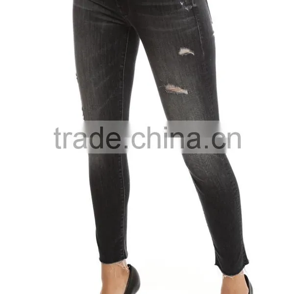 Fancy Female Jeans, Custom Ladies Jeans Kurta ,wholesale Import Jeans photo-4