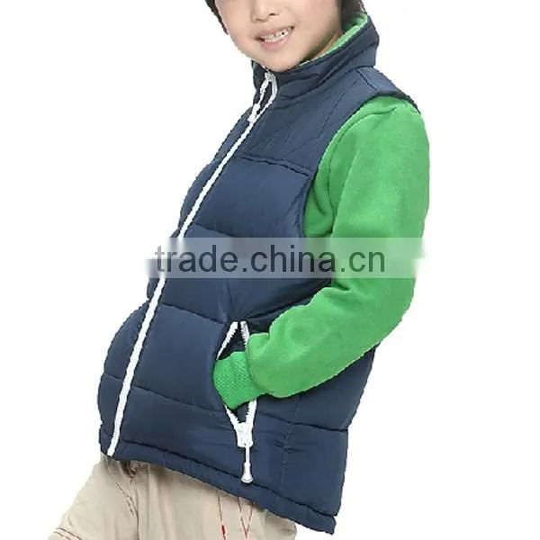 2015 Hot Sell Spring Windproof Kids Padded Waistcoat photo-3