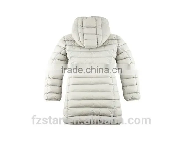 Women Long Ultralight Down Jacket With Hoody photo-3